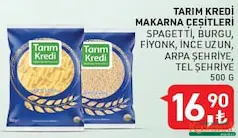 TARIM KREDİ MAKARNA ÇEŞİTLERİ 500 G TARIM KREDİ MAKARNA ÇEŞİTLERİ 500 G